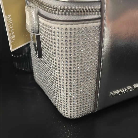 Michael Kors Silver and White Cosmetic Bag - Picture 4 of 10